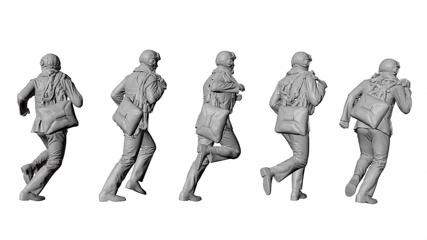 WWII RAF - The Few - Scramble! - 5 Figure Set