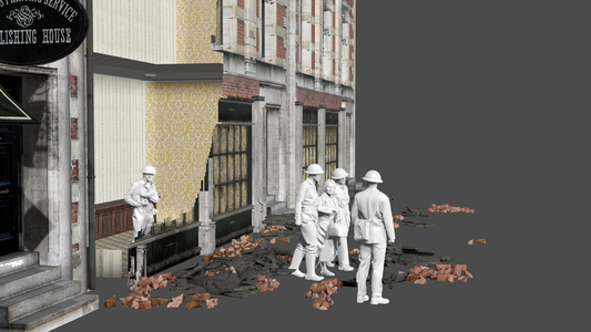 WWII The Blitz - ARP Wardens - Set 1 - 5 Figure Set
