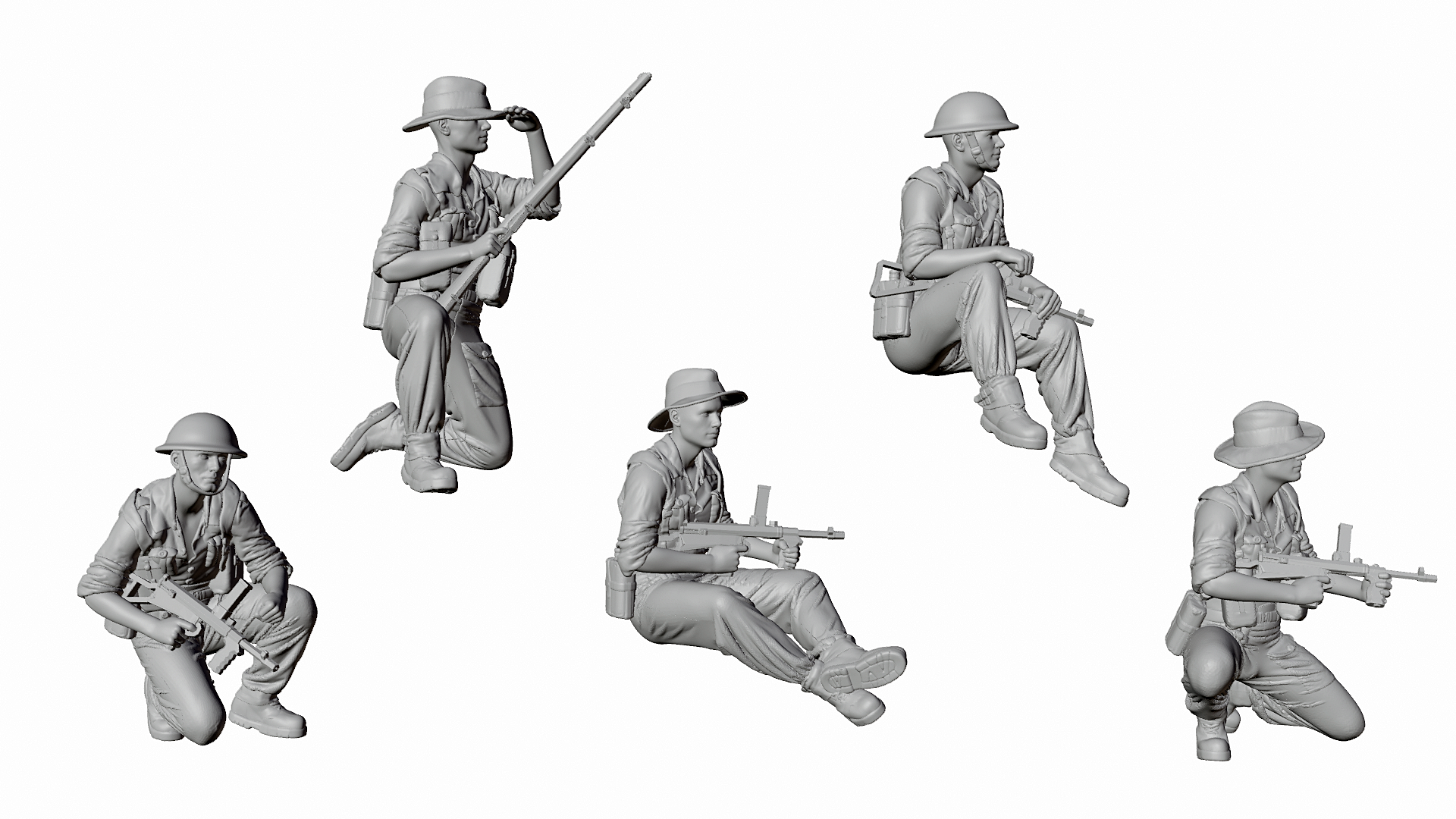 a series of photos of a man with a gun
