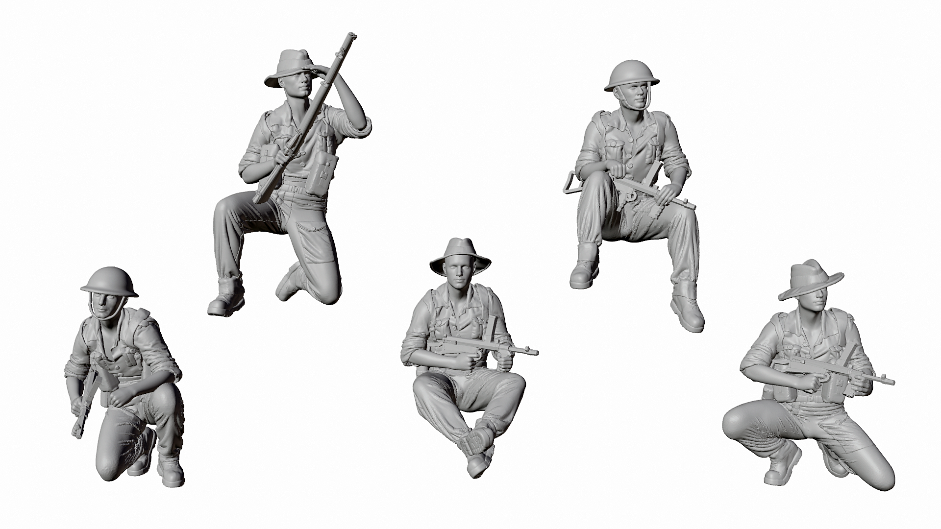 a black and white photo of a man with a gun