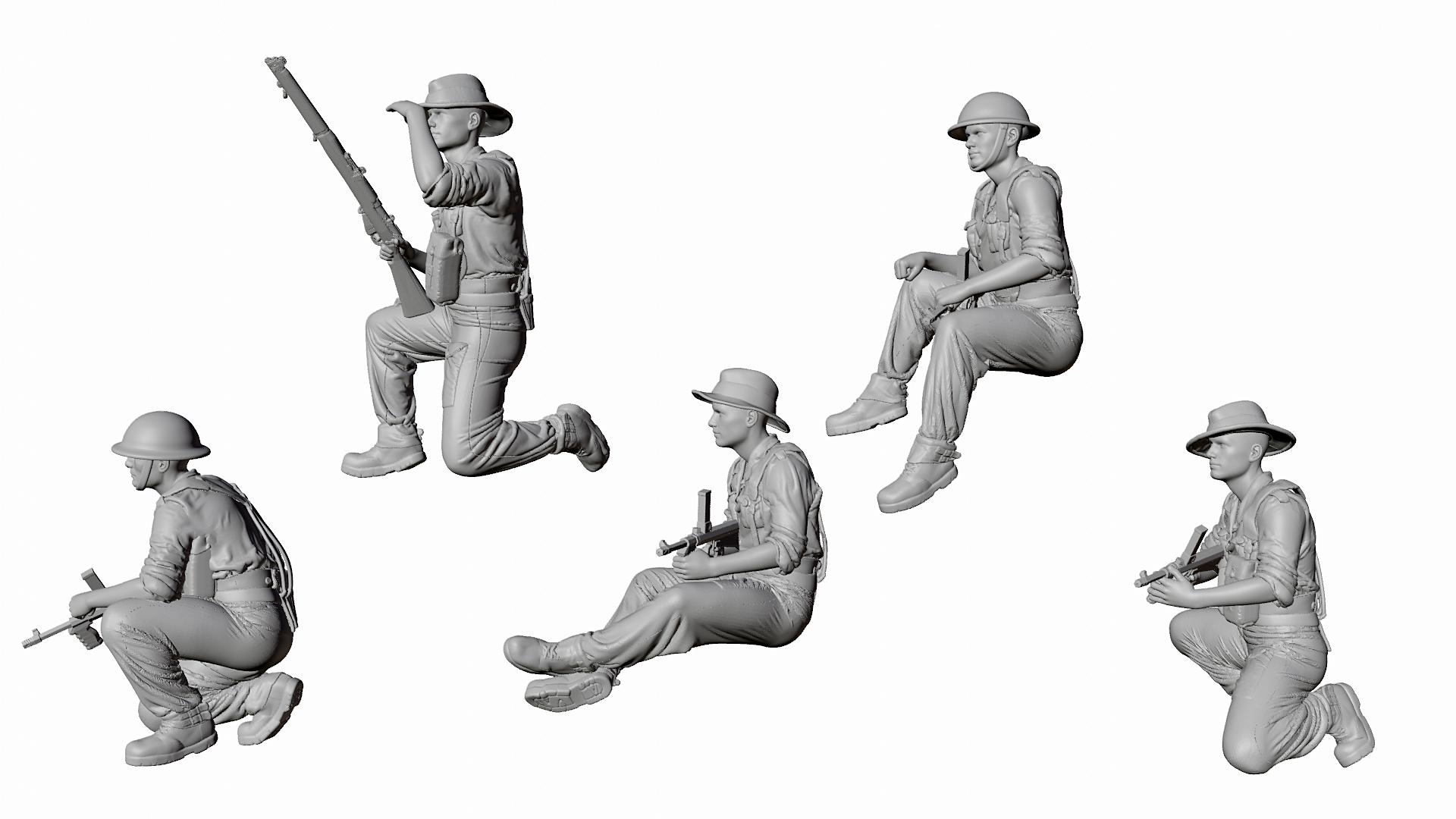 a series of photos of a man with a gun